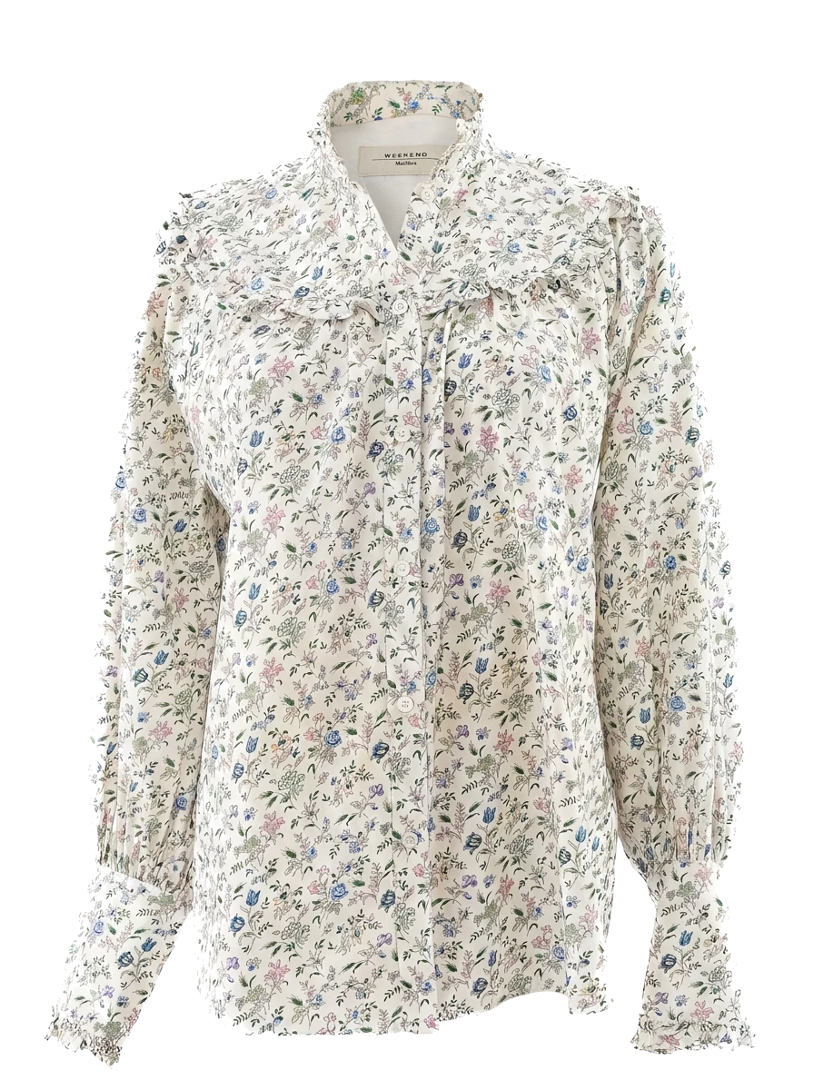 Weekend MaxMara White Cotton Shirt — 1