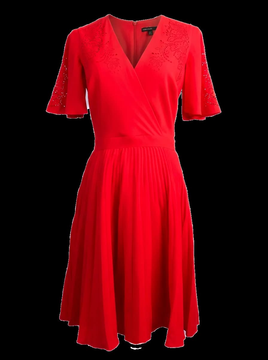 Karen Millen Red Polyester Mini Dress