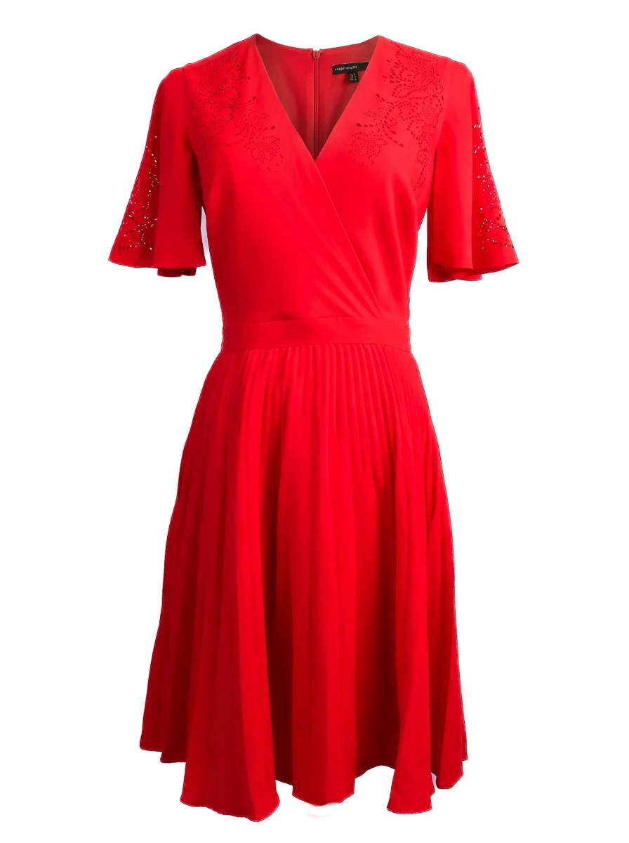 Karen Millen Red Polyester Mini Dress — 1