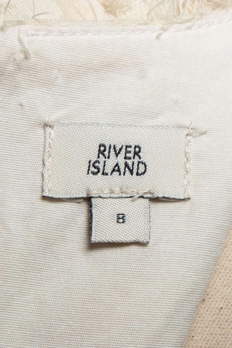 River Island White Cotton Dress — 2