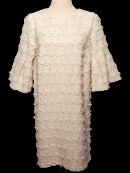 River Island White Cotton Dress — photo 1