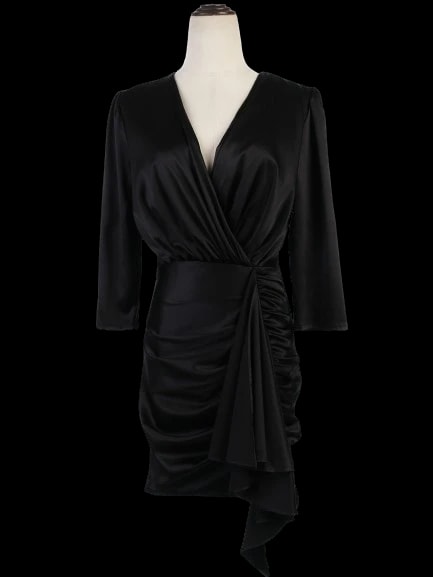 Flavio Castellani Black Polyester Evening — 2