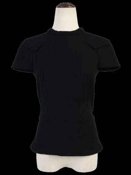 Roland Mouret Black Polyester Top — 2