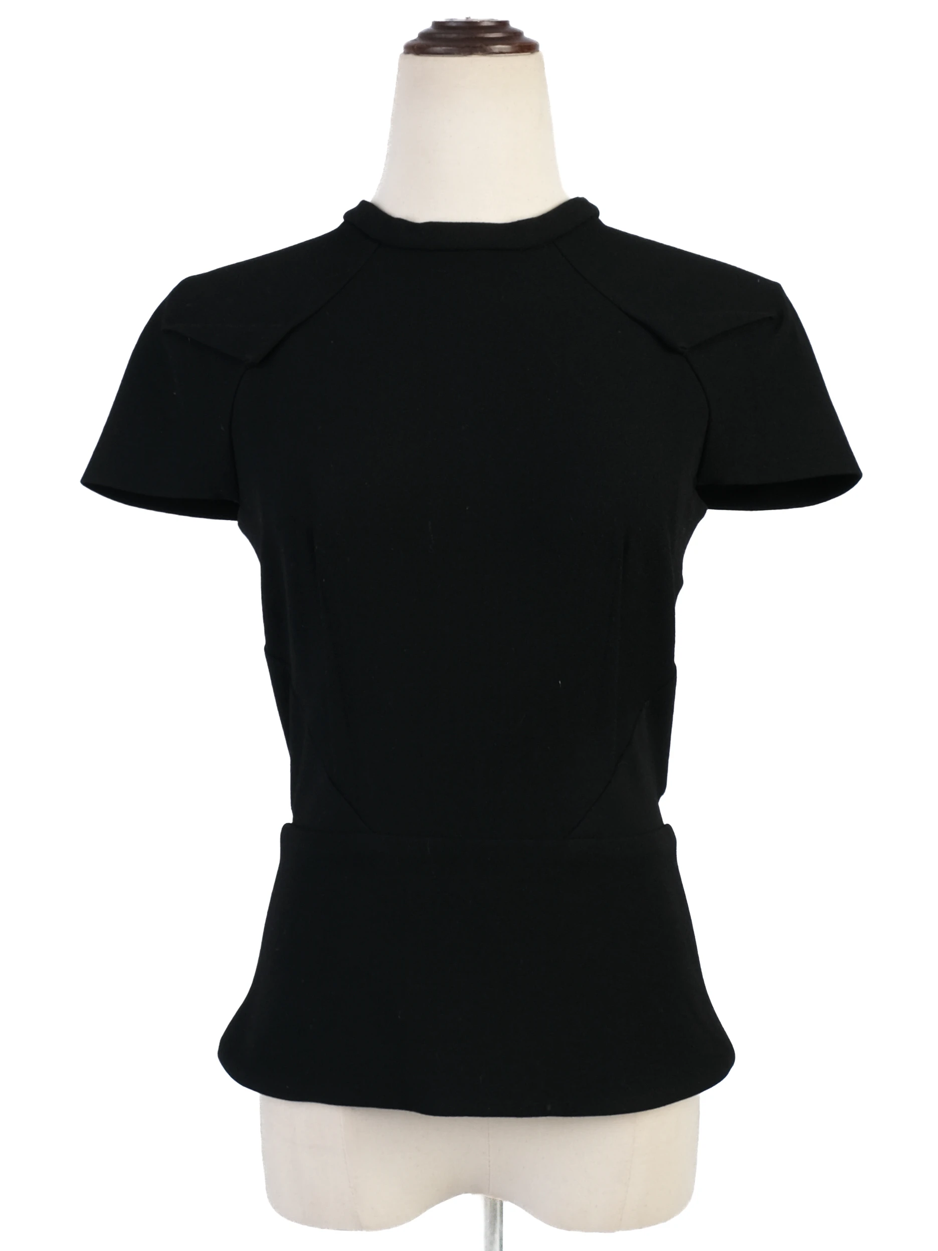 Roland Mouret Black Polyester Top — 3