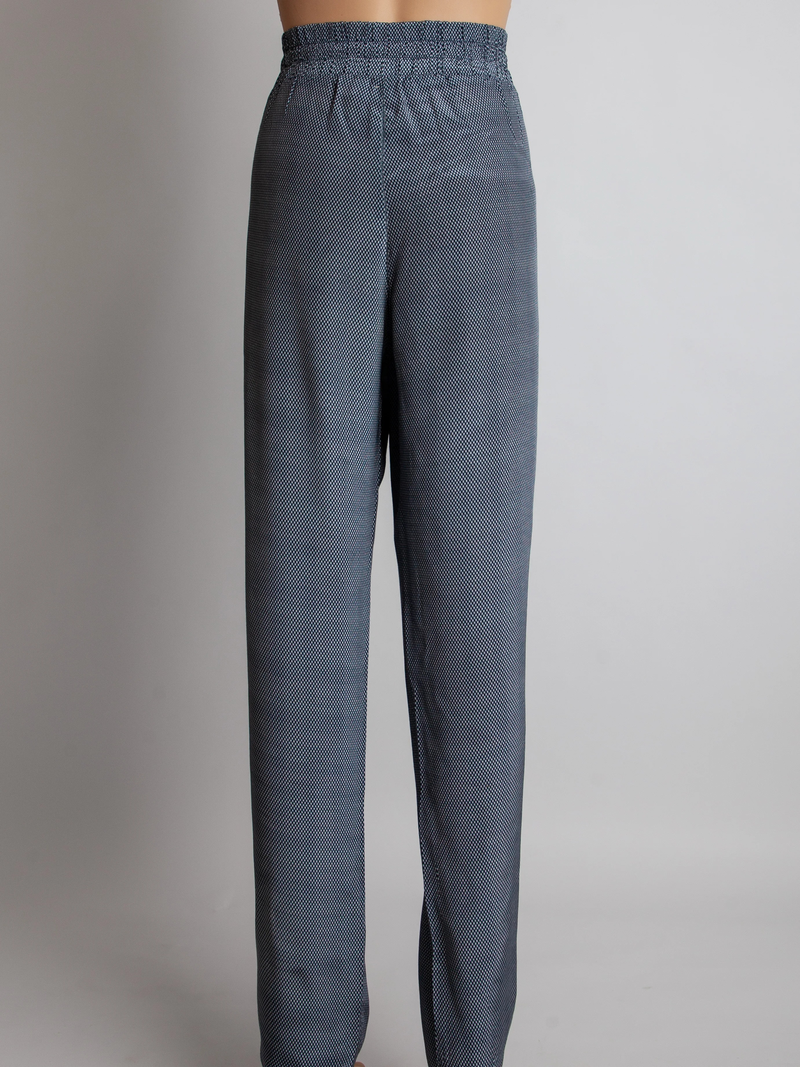 Emporio Armani Gray Polyester Casual Trousers — 2
