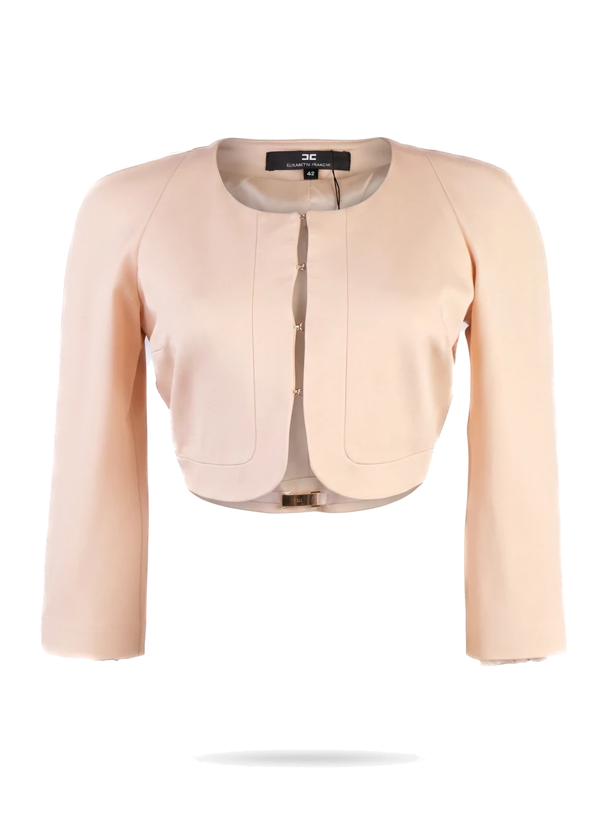 Elisabetta Franchi Pink Viscose Blazer