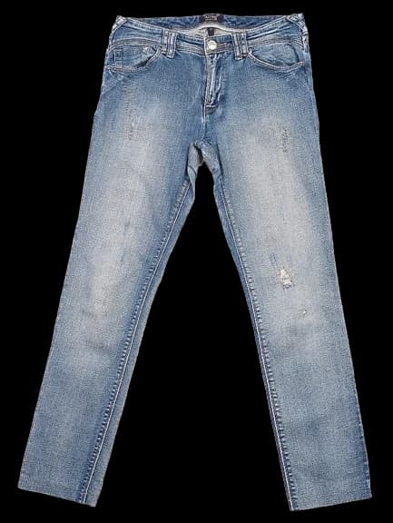 Armani Jeans Blue Cotton Straight Jeans — photo 1