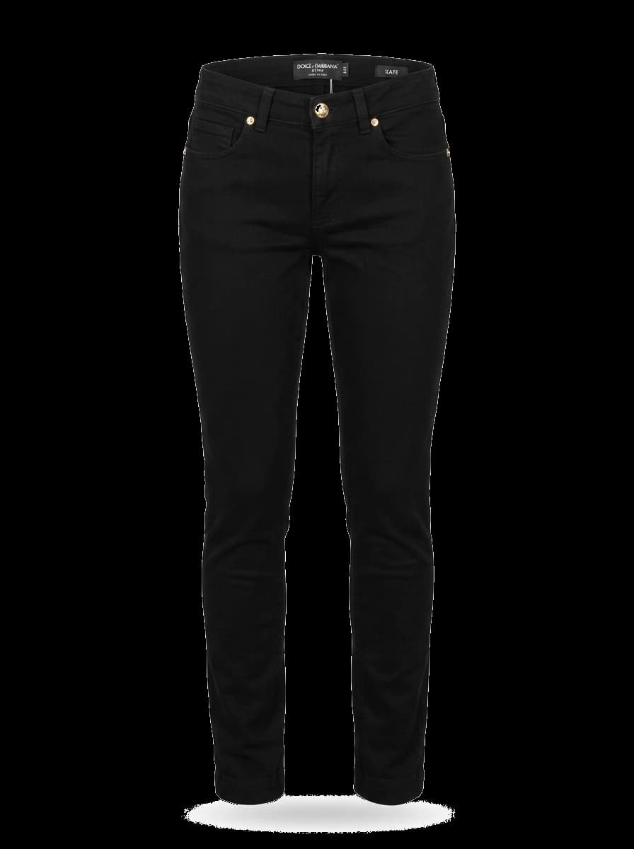 Dolce Gabbana Black Cotton Skinny Jeans — photo 1