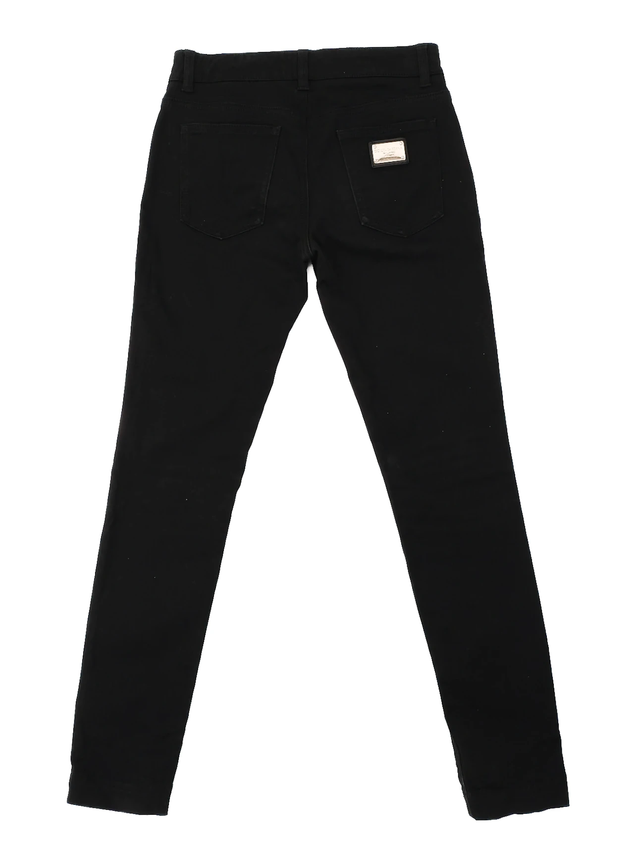 Dolce Gabbana Black Cotton Skinny Jeans — 3