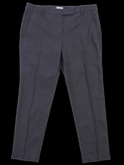 Brunello Cucinelli Gray Wool Tailored Trousers — photo 1