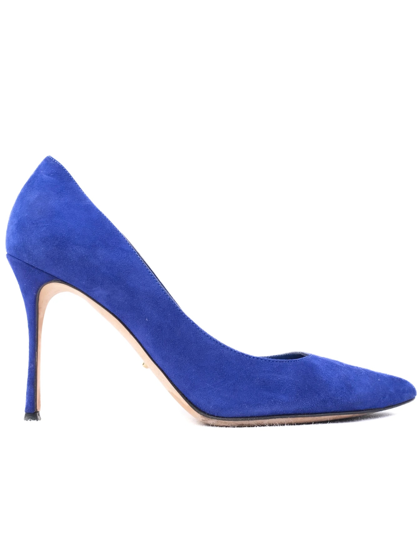 Sergio Rossi Blue Genuine suede Pumps — 2