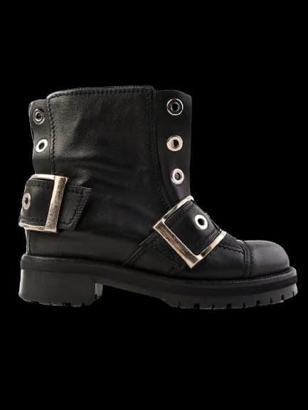 Alexander McQueen Black Leather Boots — photo 1
