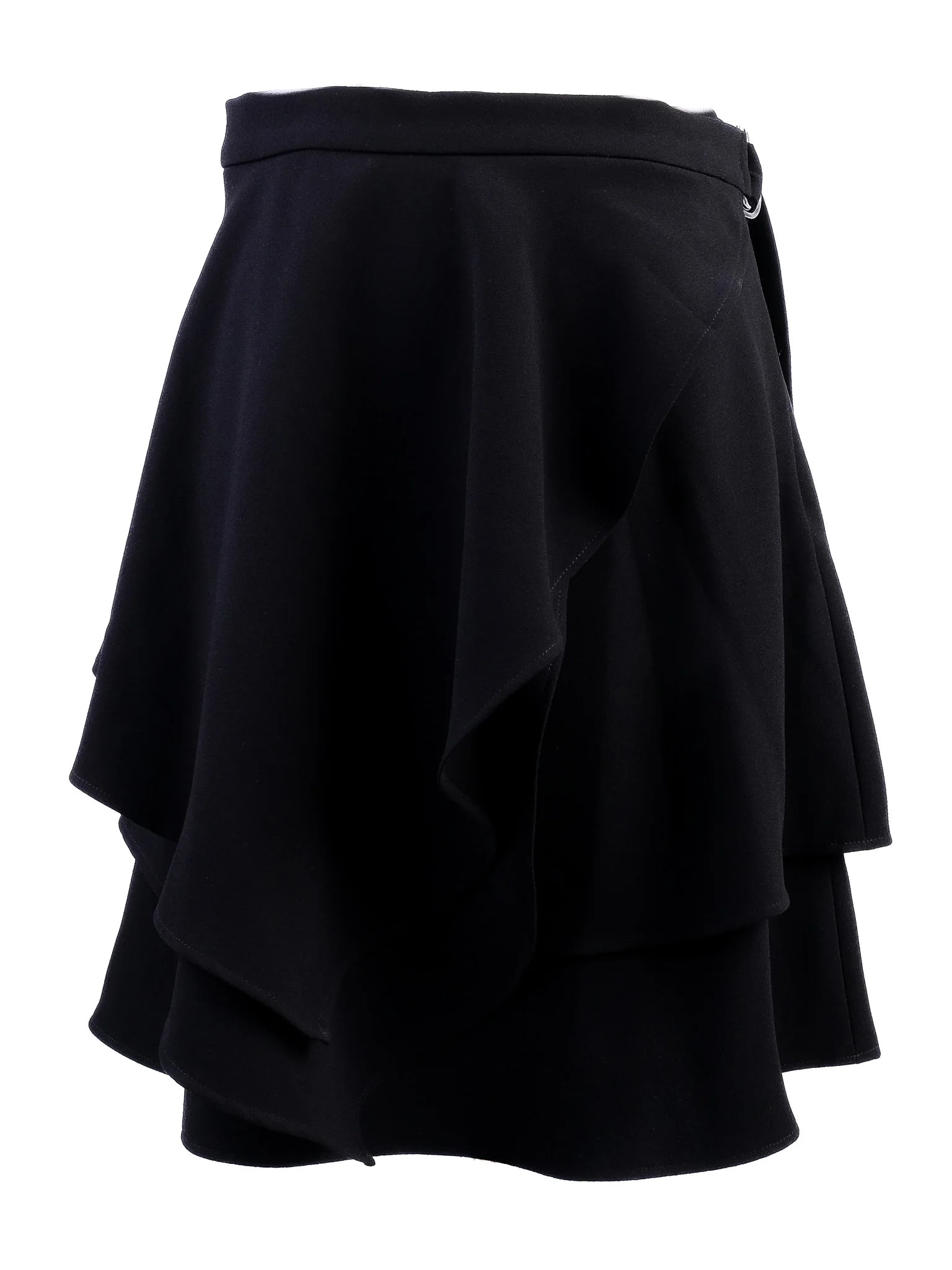 Iro Black Polyester A-Line Skirt — 3