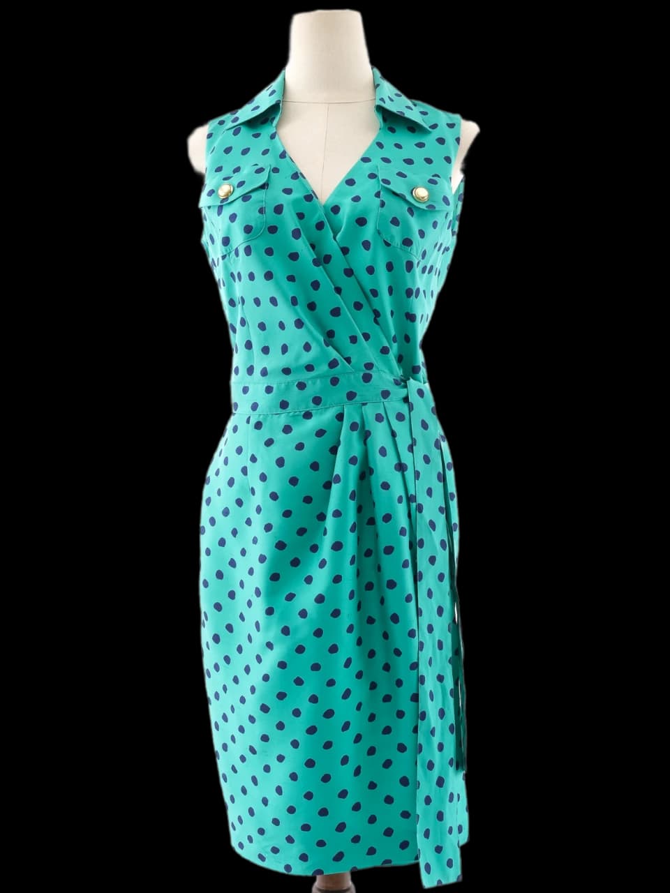 Luisa Spagnoli Blue Silk Sundress — photo 1