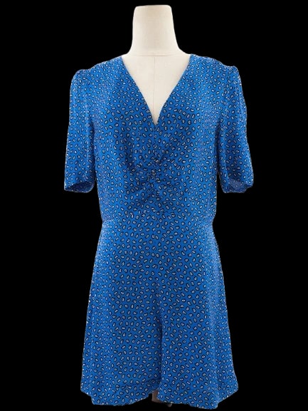 Maje Blue Viscose Casual Jumpsuit — 2