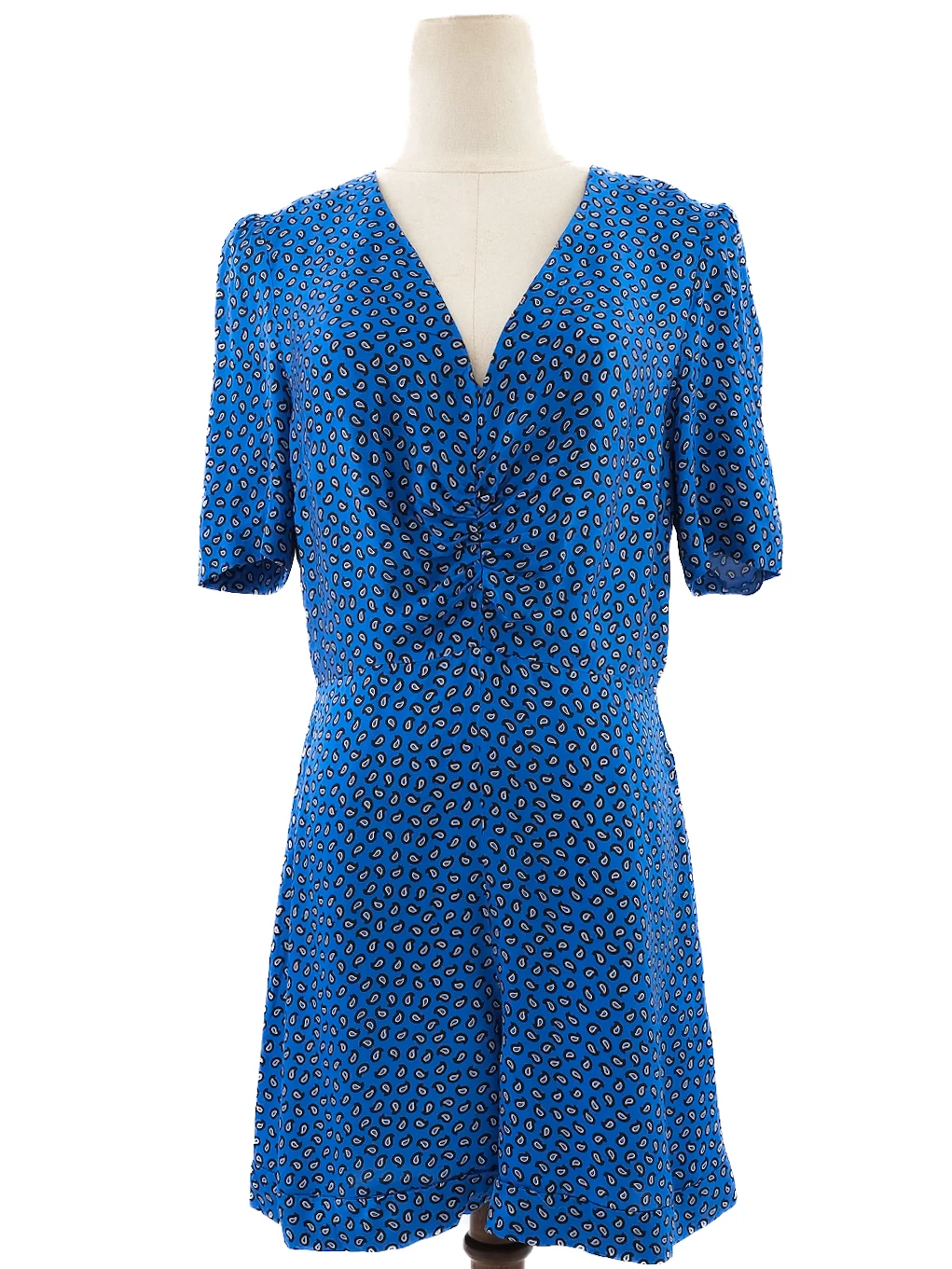 Maje Blue Viscose Casual Jumpsuit — 3