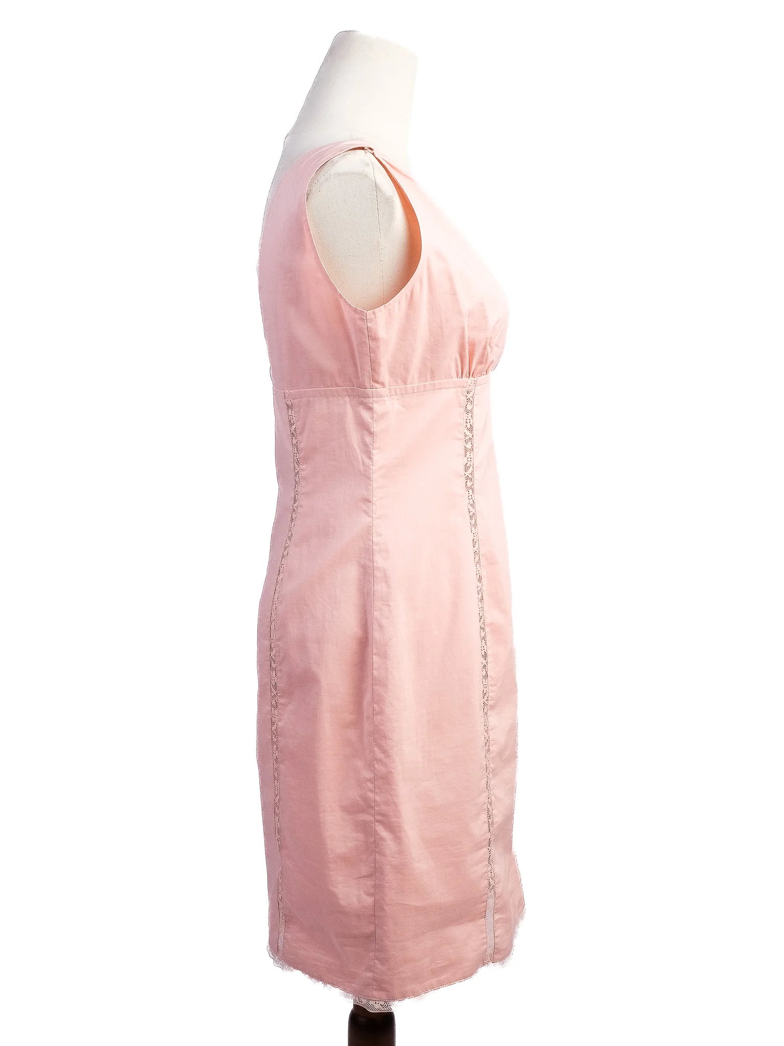Red Valentino Pink Cotton Sleeveless Dress — 3