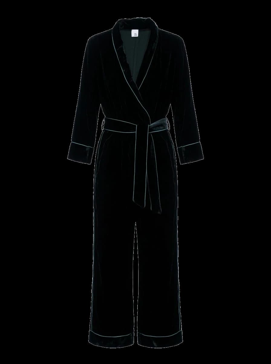 Iris&Ink Green Polyester Jumpsuit — photo 1