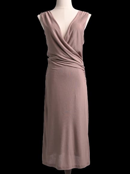 Ralph Lauren Orange Cotton Sleeveless Dress — photo 1