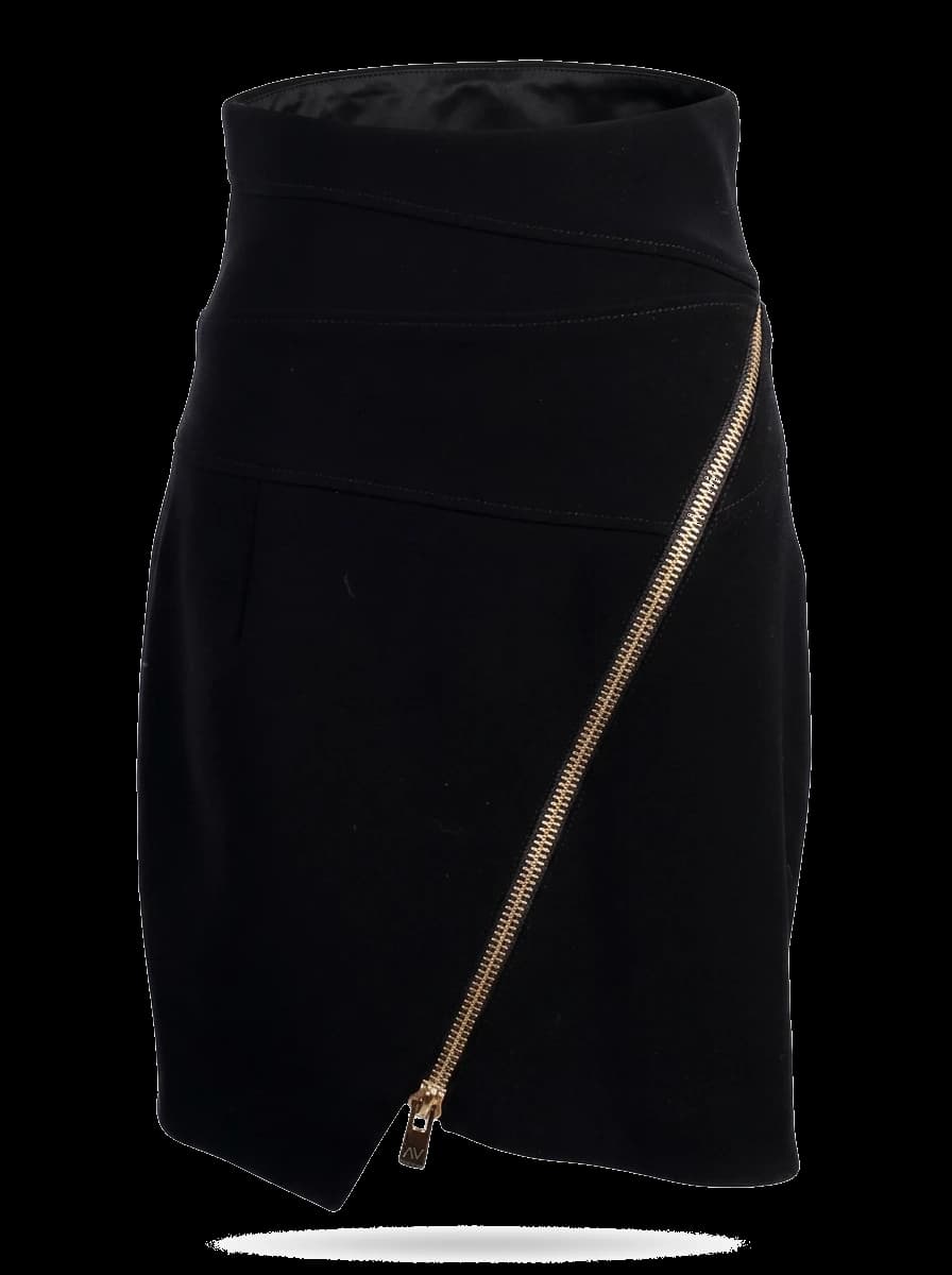 Alexandre Vauthier Black Polyester Skort