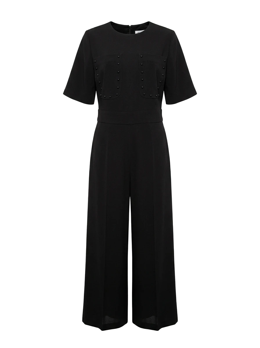 Max Mara Black Polyester Jumpsuit — 1