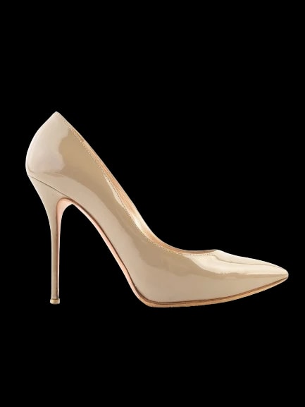 Casadei Gray Leather Pumps — 1