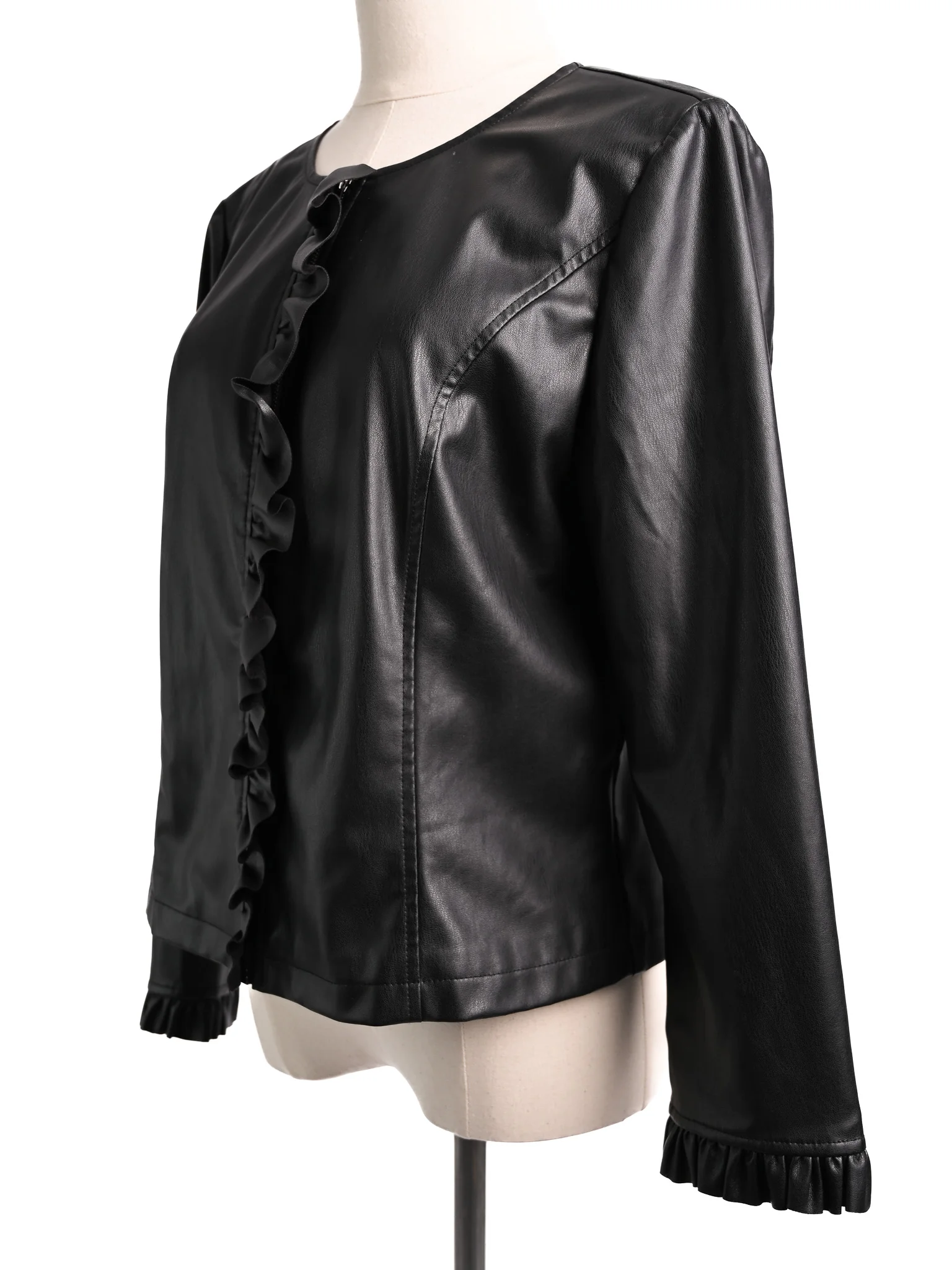 Liu Jo Black Leather Jacket — 3