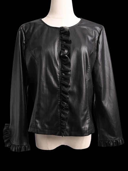 Liu Jo Black Leather Jacket — 1