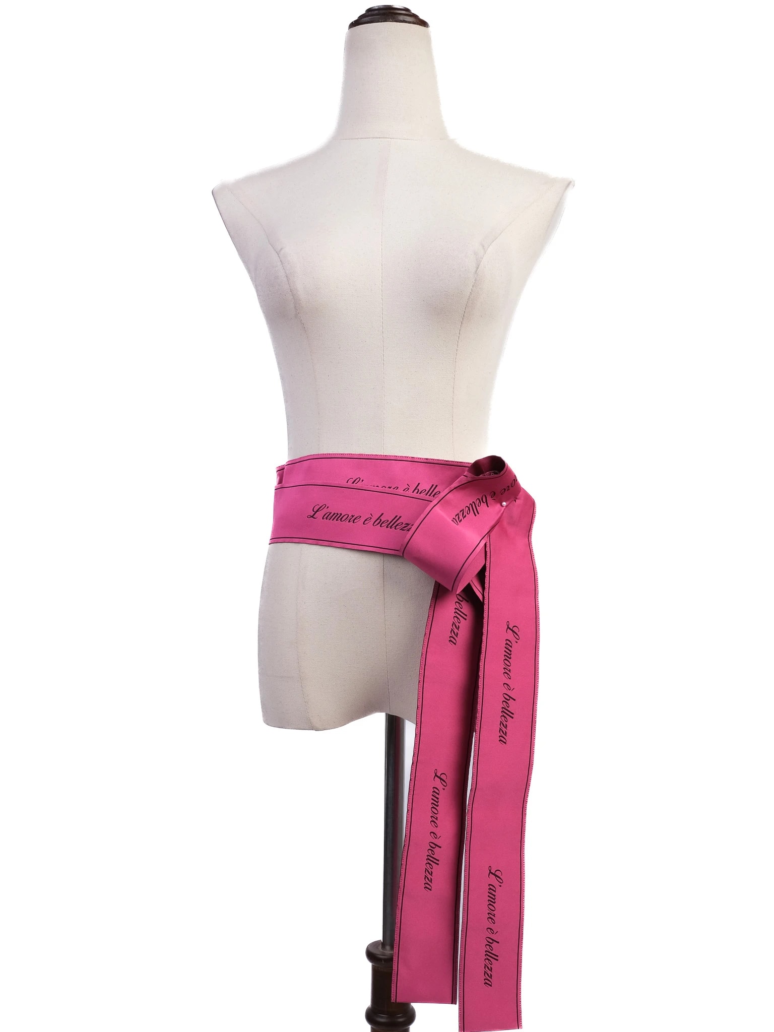 Dolce Gabbana Pink Cotton Belt — 2