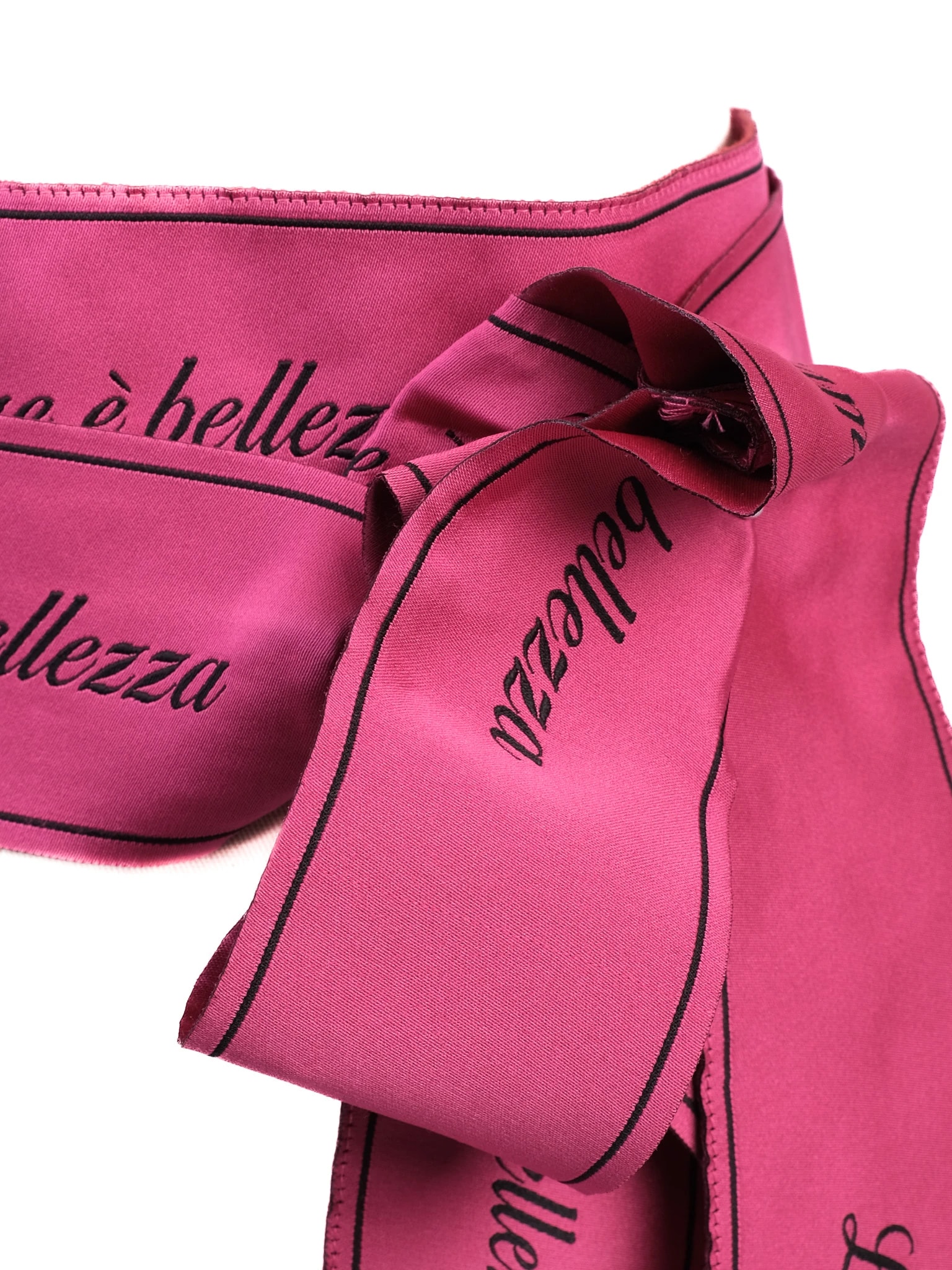 Dolce Gabbana Pink Cotton Belt — 3
