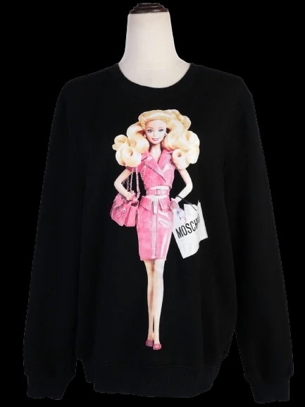 Moschino Black Cotton Sweatshirt — 2