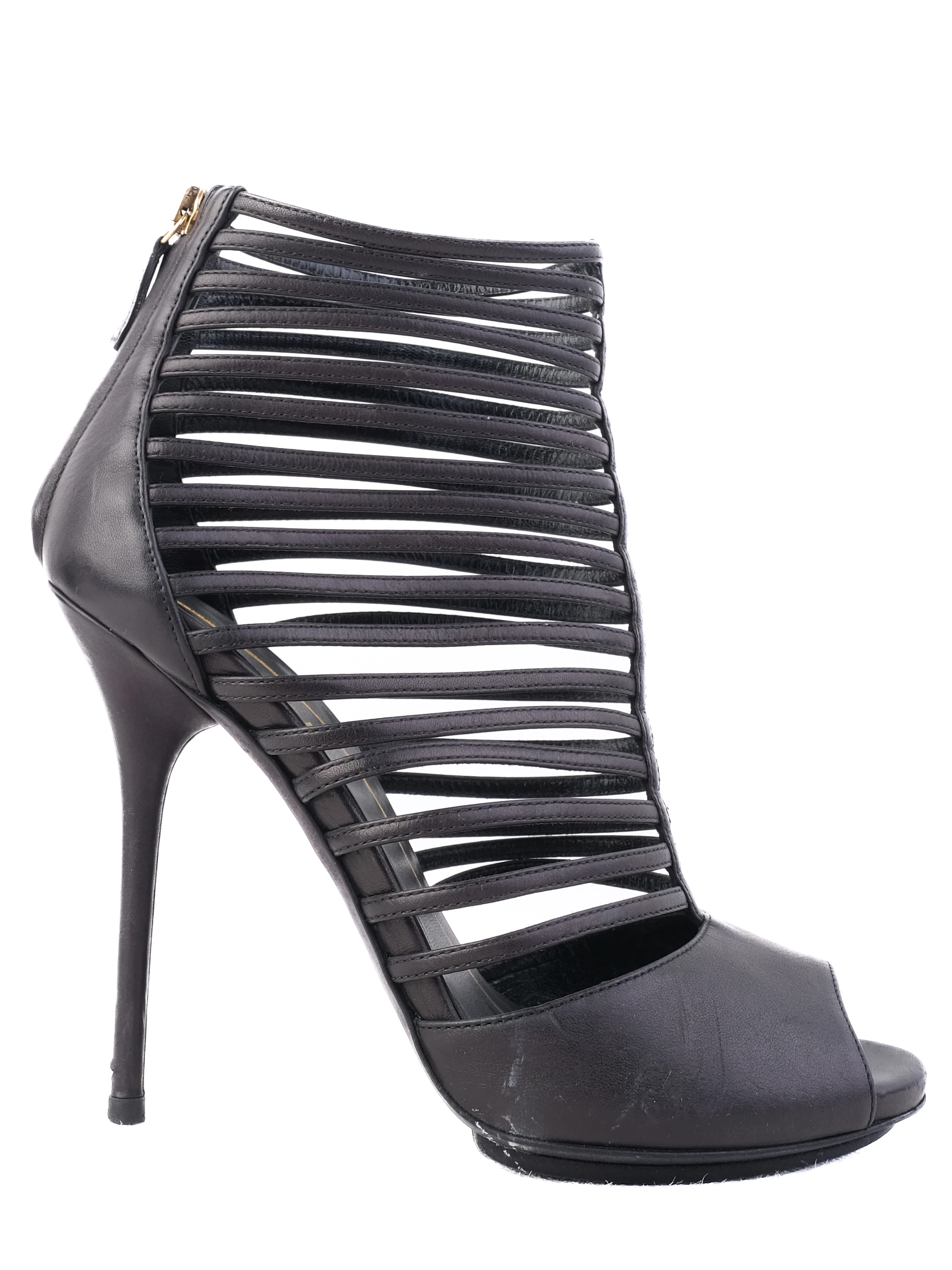 Gucci Black Leather Sandals — 3