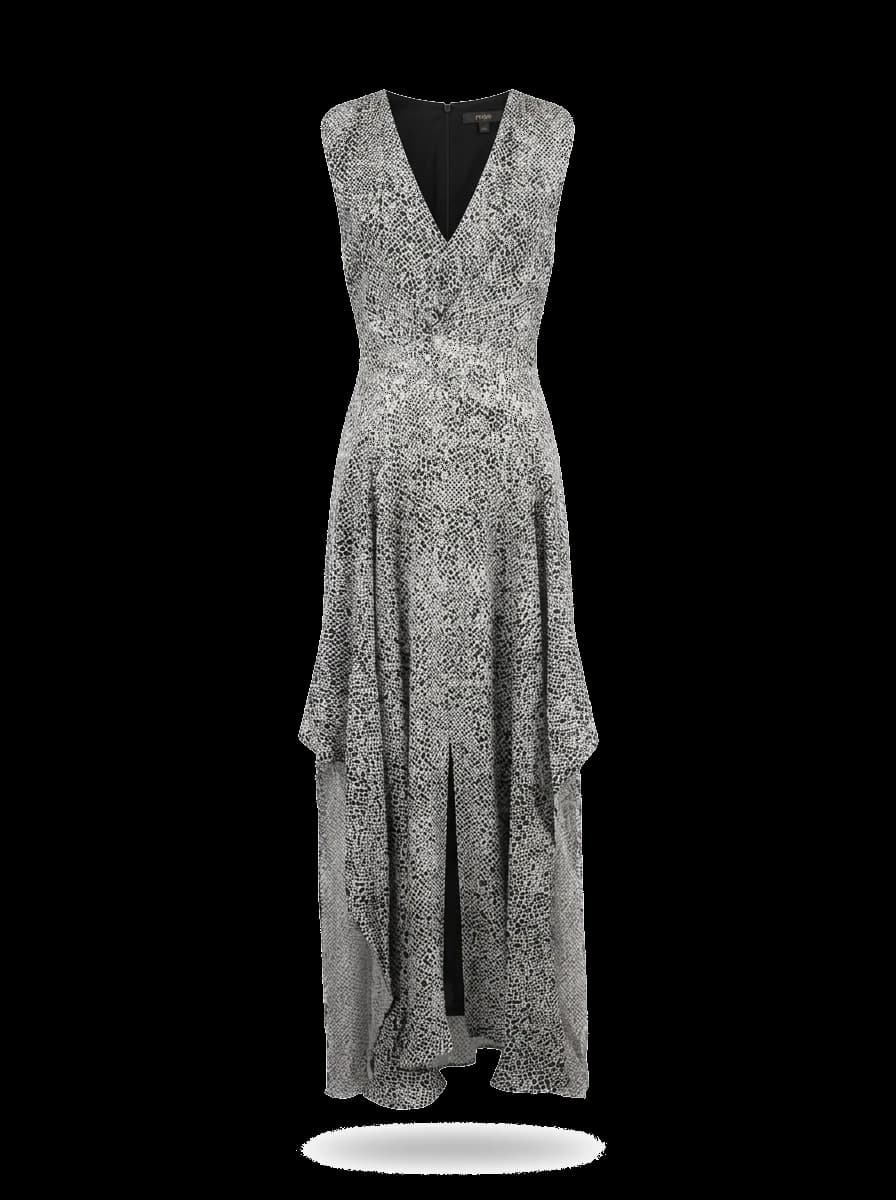 Maje Black Cupro Cocktail Dress — photo 1