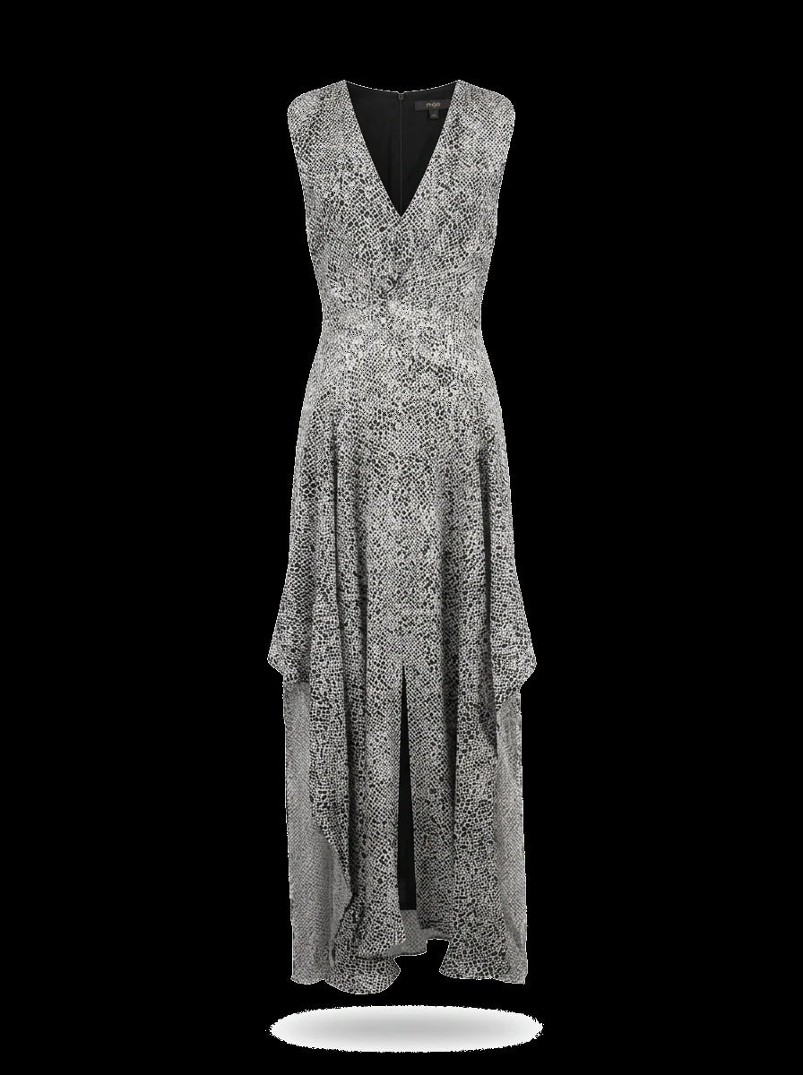 Maje Black Cupro Cocktail Dress — 1