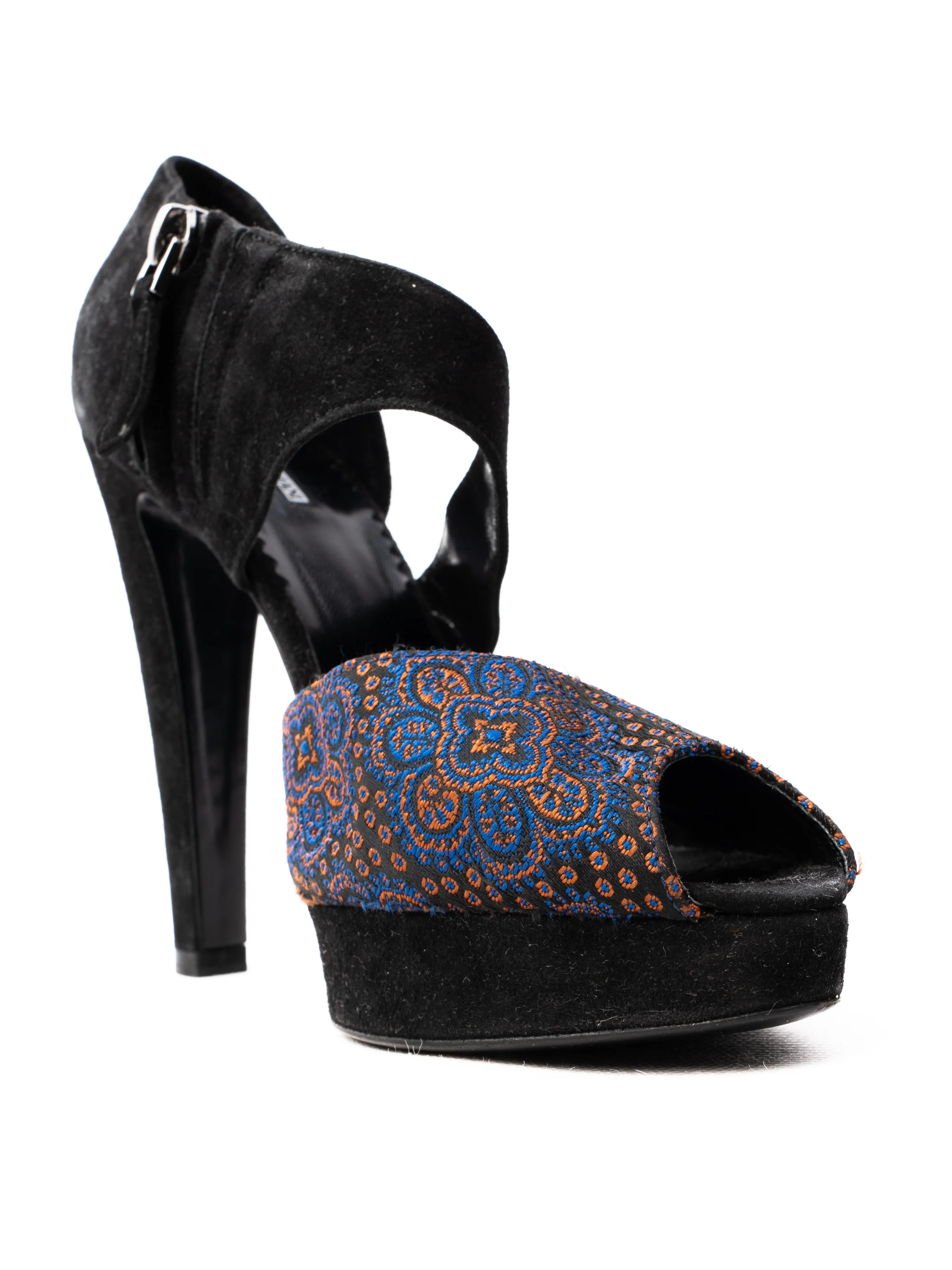 Emporio Armani Leather High Heel Sandals — 3