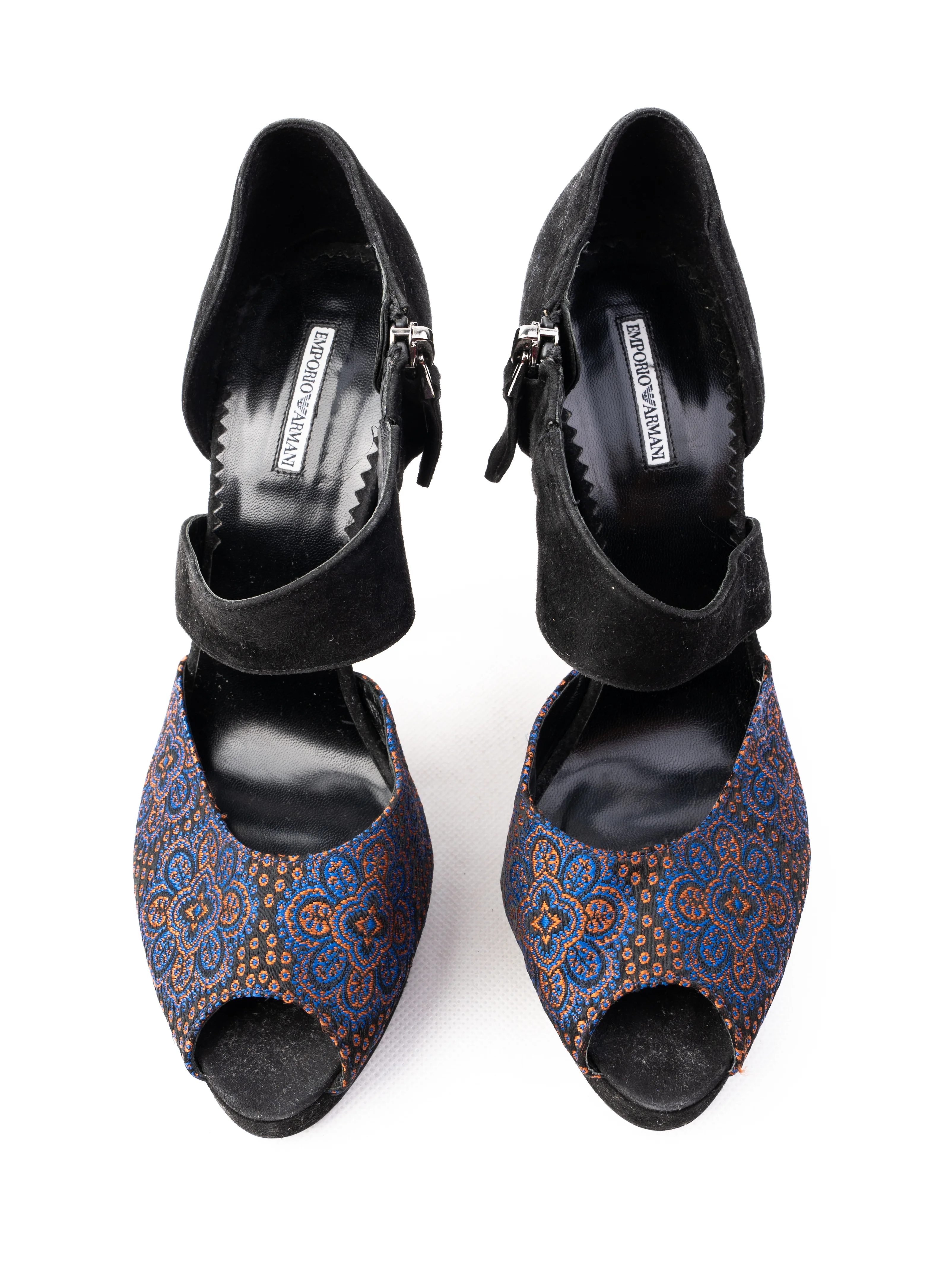 Emporio Armani Leather High Heel Sandals — 3