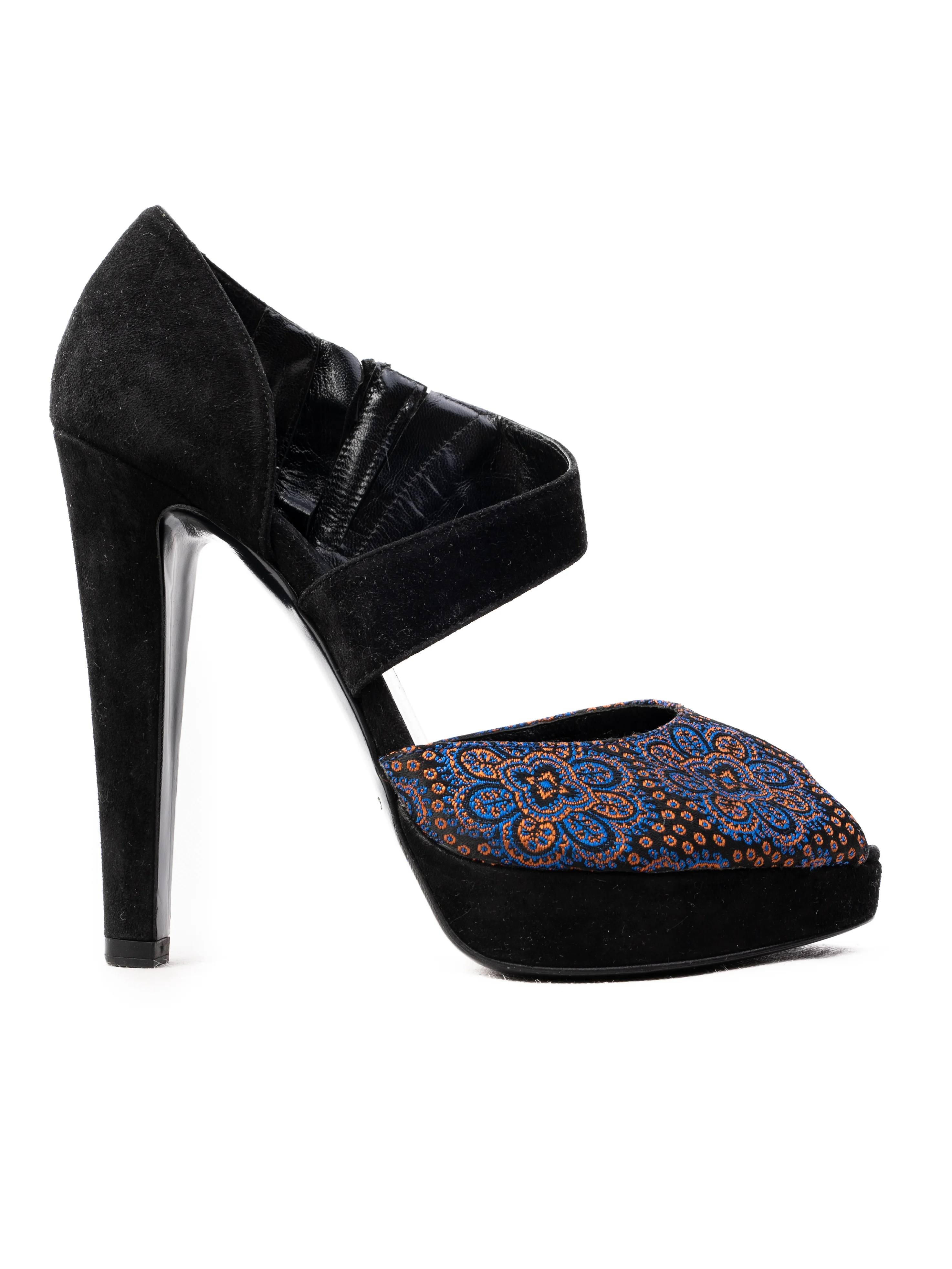 Emporio Armani Leather High Heel Sandals — 2