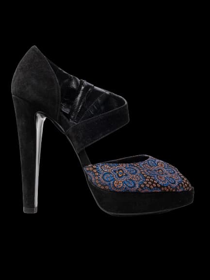 Emporio Armani Leather High Heel Sandals — photo 1