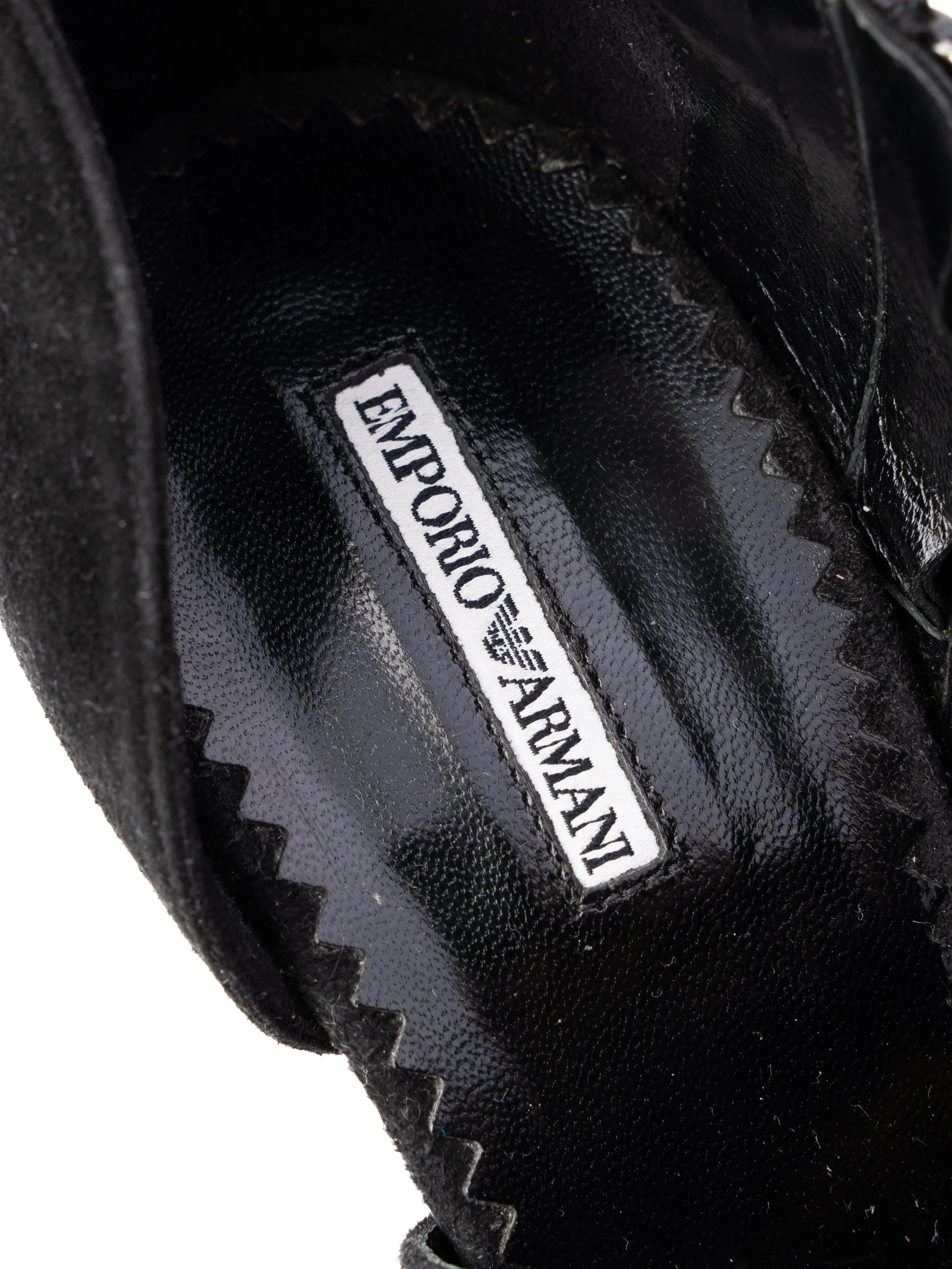 Emporio Armani Leather High Heel Sandals — 2