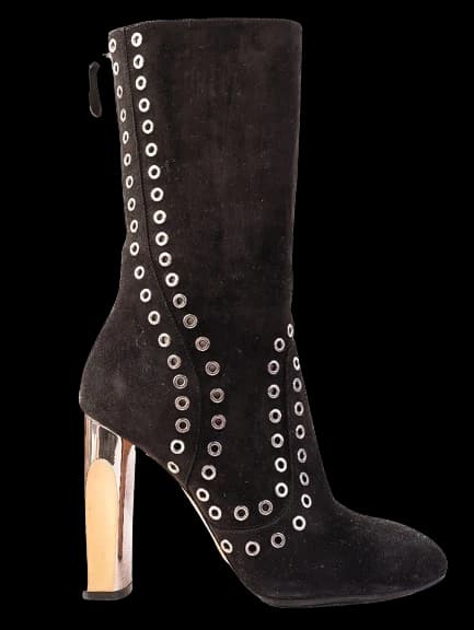 Alexander McQueen Black Genuine suede Boots — photo 1