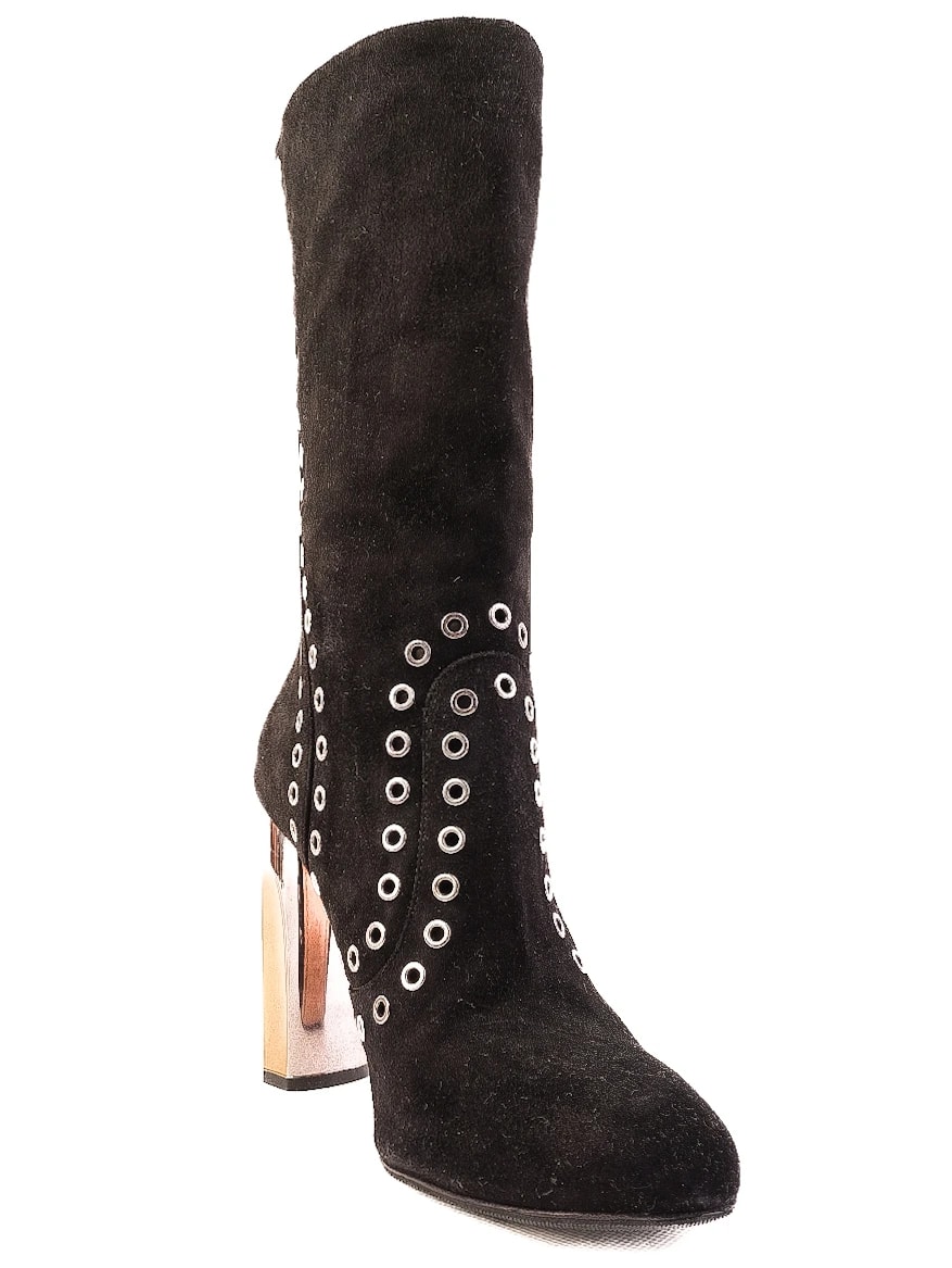 Alexander McQueen Black Genuine suede Boots — 3