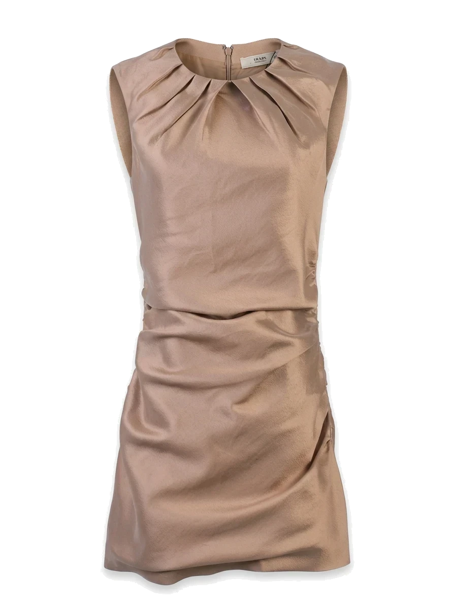 Prada Gray Wool Cocktail Dress — 1