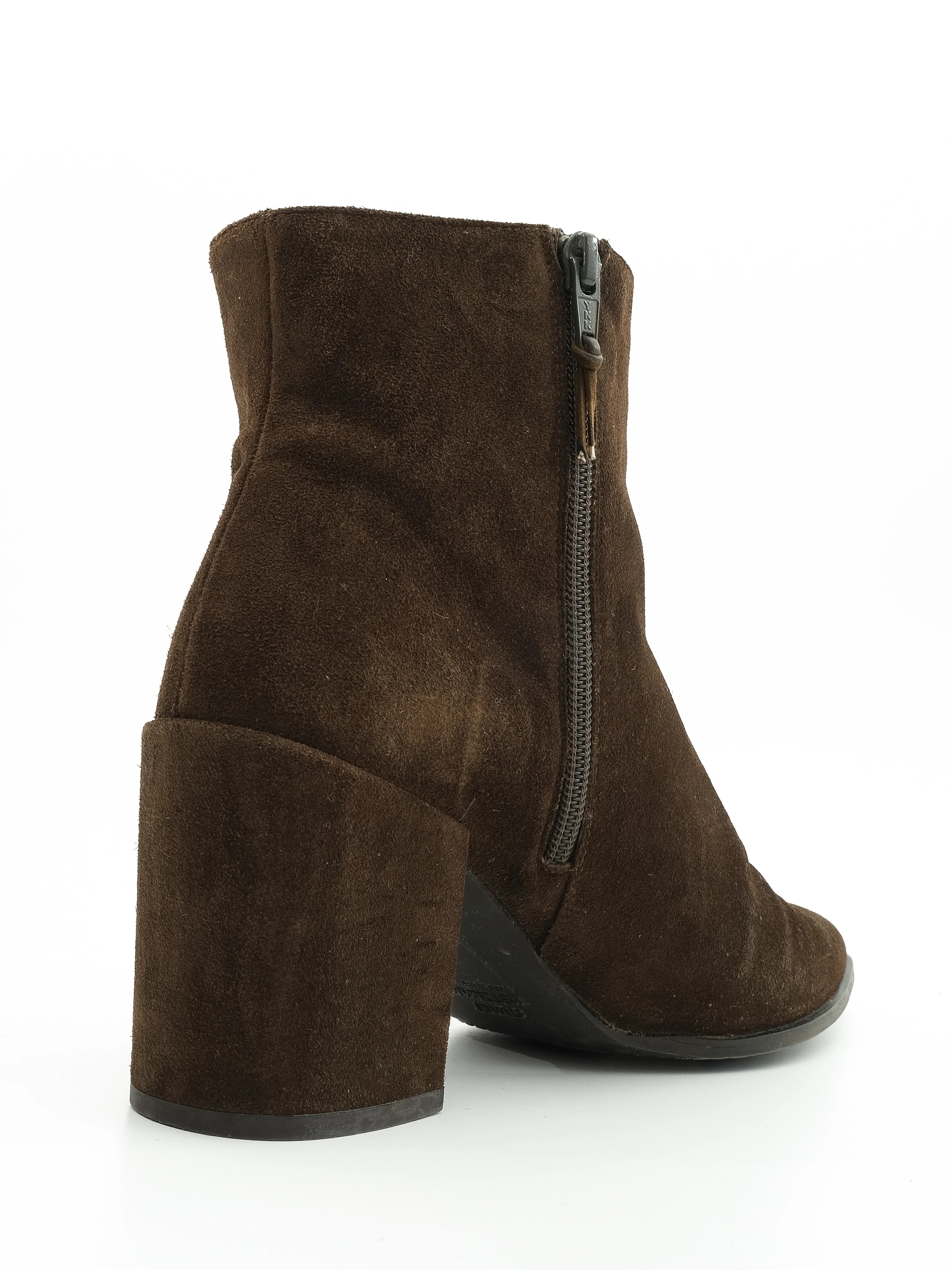 Stuart Weitzman Orange Leather Boots — 2