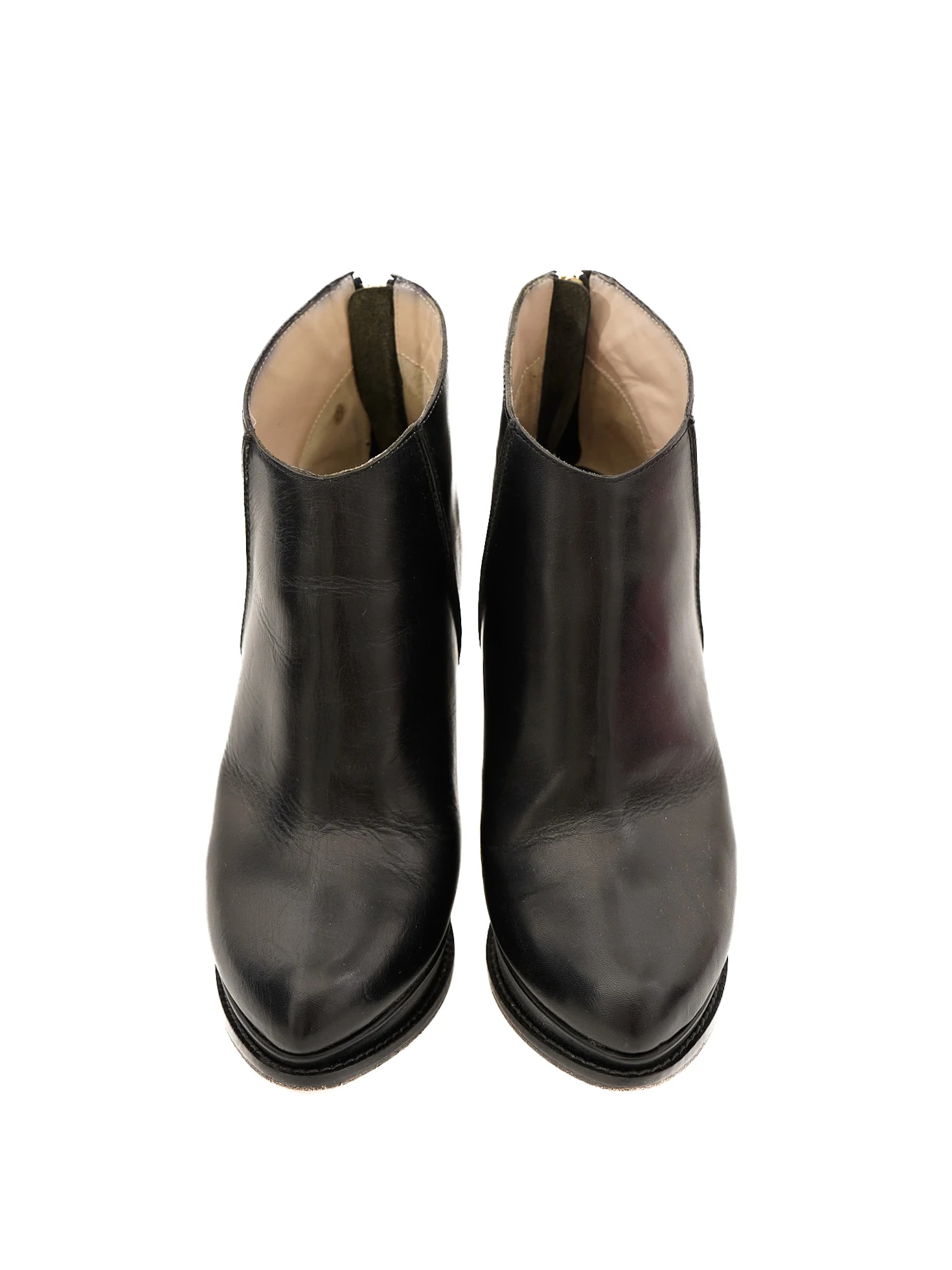 MaxCo Black Leather Pumps — 3