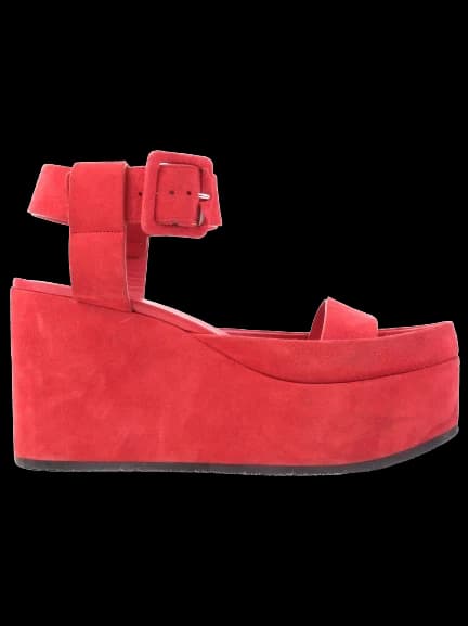 Celine Red Genuine suede Sandals — photo 1
