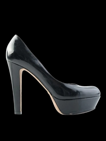 Sergio Rossi Black Leather Pumps — 1