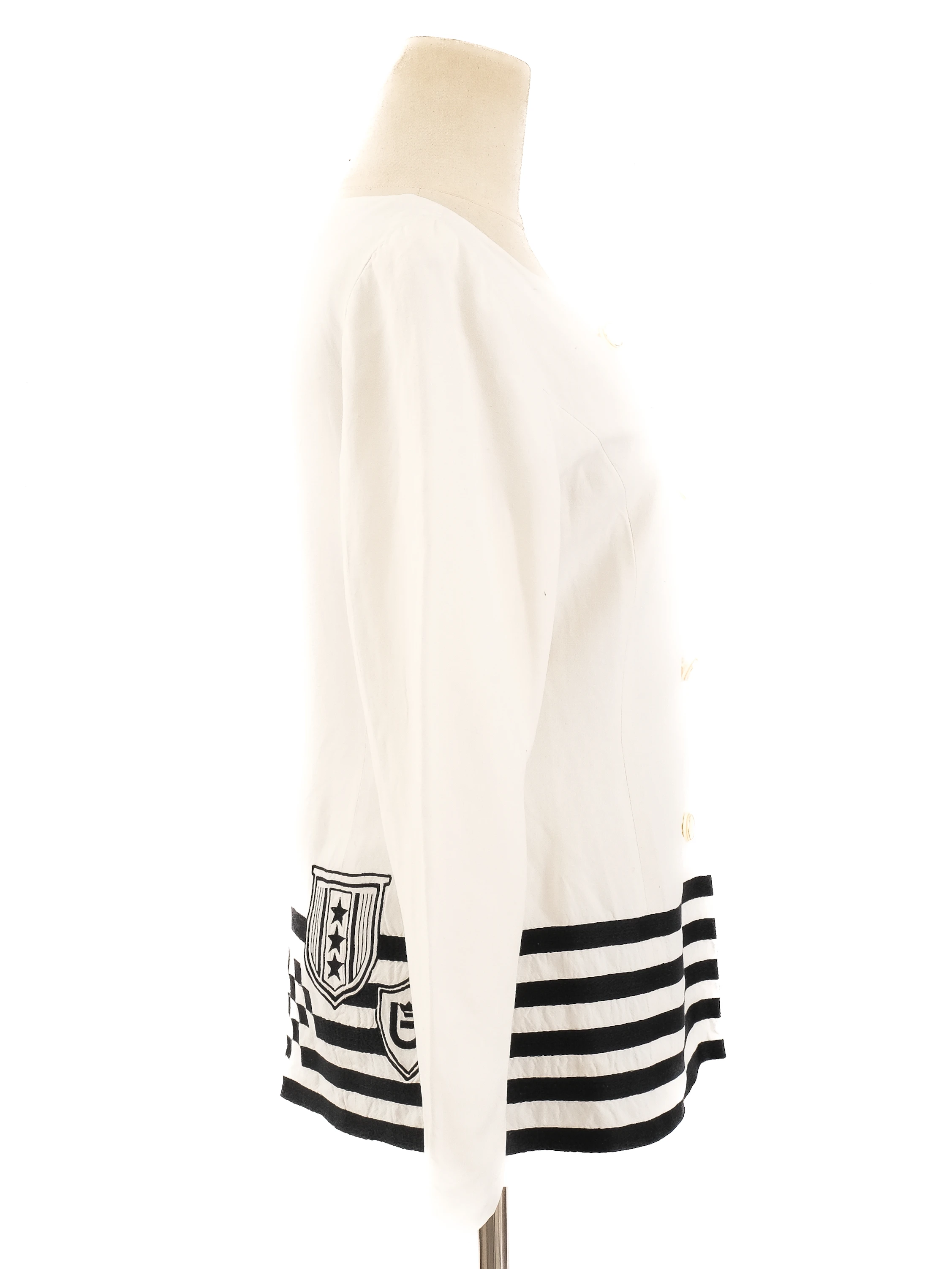 Byblos White Len Blazer — 2