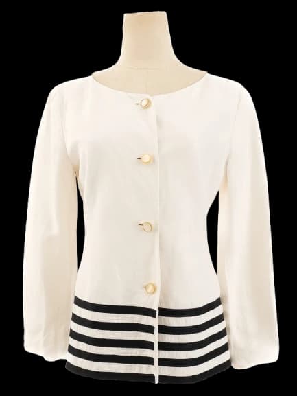 Byblos White Len Blazer