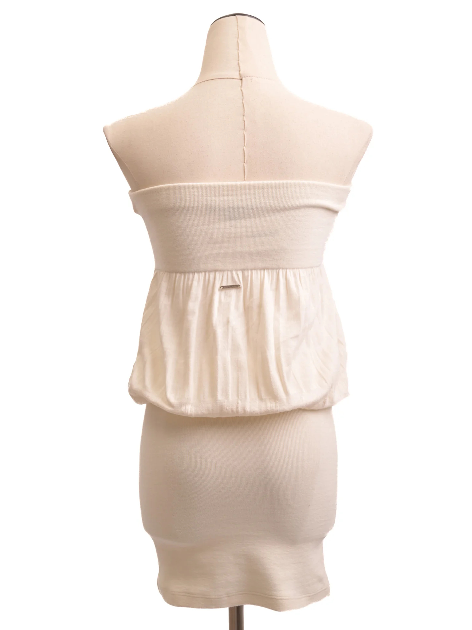 Patrizia Pepe White Cotton Mini Dress — 3
