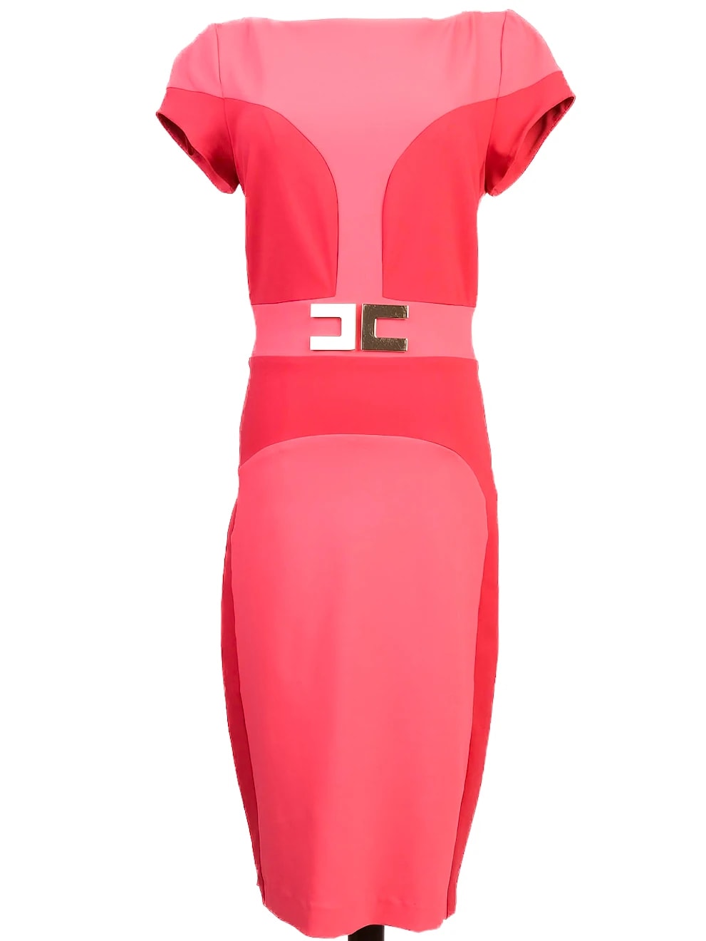 Elisabetta Franchi Pink Nylon Dress — 2